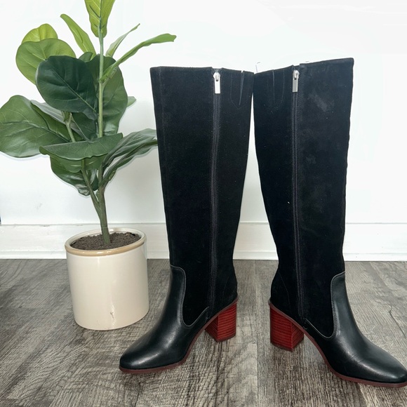 Splendid Black Heeled Boots Size 7 NEW - Picture 9 of 15